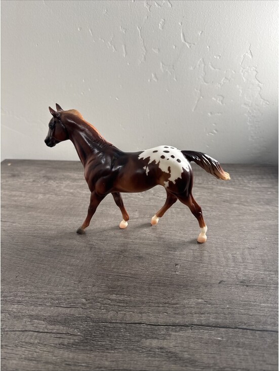Breyer Other - Breyer Classic Ruffian Mold Chestnut Appaloosa Horse Figure EUC